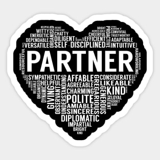 Partner Heart Sticker